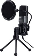 Микрофон для игр, трансляций, подкастов Tracer Digital USB Pro + держатель, поп фильтр цена и информация | Микрофоны | 220.lv