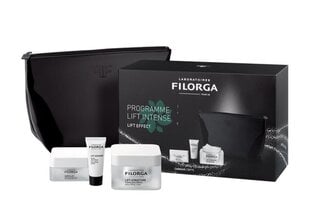 Komplekts Filorga LIFT Intensive Lift Program: dienas sejas krēms 50 ml + sejas serums 7 ml + nakts sejas krēms 15 ml + kosmētikas somiņa цена и информация | Кремы для лица | 220.lv