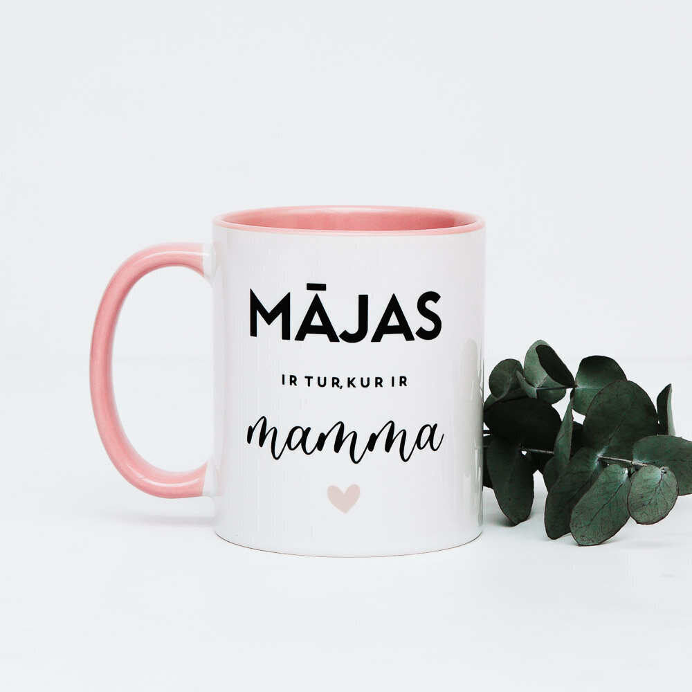 Krūze "Mājas-Mamma", 330ml cena un informācija | Oriģinālas krūzes | 220.lv