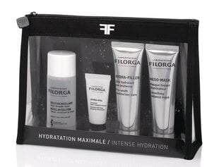 Komplekts Filorga Intense Hydration Discovery: micelārais ūdens 50 ml + sejas serums 7 ml + sejas krēms 30 ml + sejas maska 30 ml cena un informācija | Sejas ādas kopšana | 220.lv