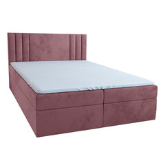 Кровать Tessa 140x200 см, розовая цена и информация | Кровати | 220.lv