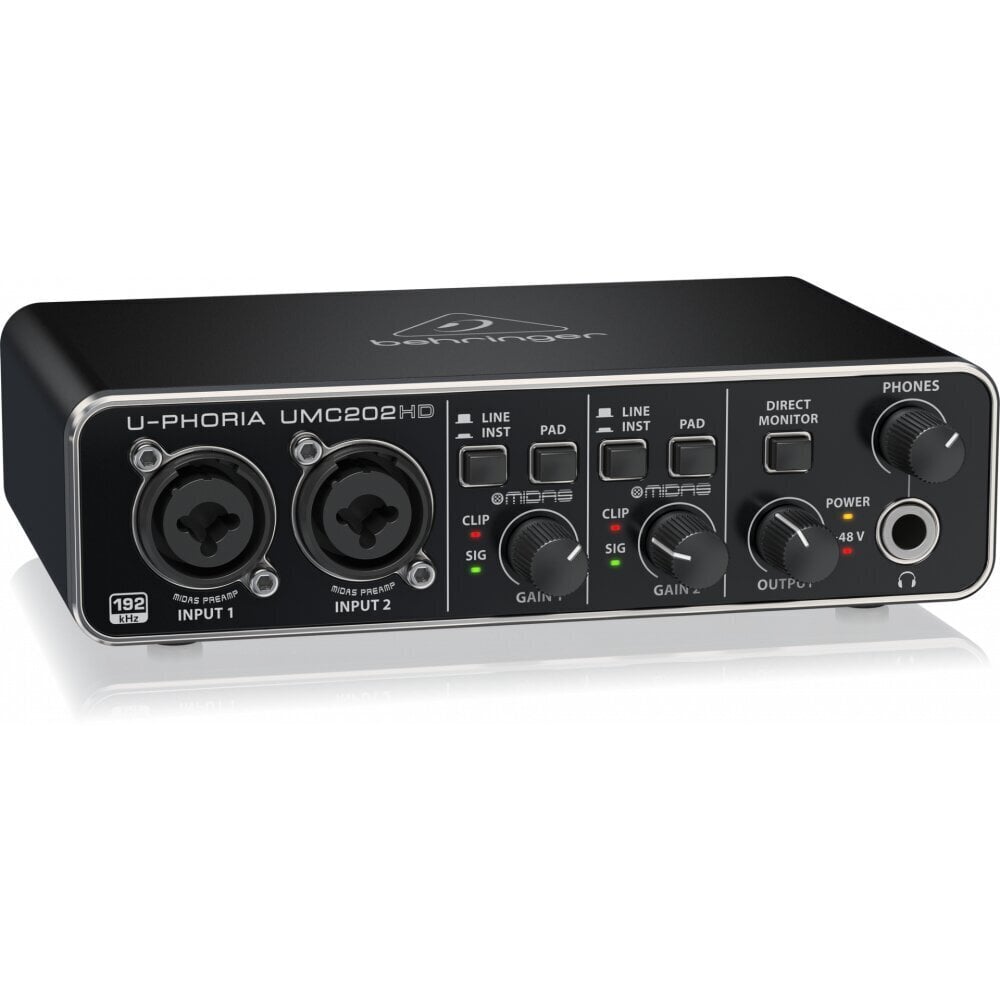 Behringer UMC202HD cena un informācija | Skaņas kartes | 220.lv