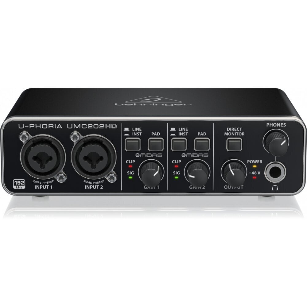 Behringer UMC202HD cena un informācija | Skaņas kartes | 220.lv