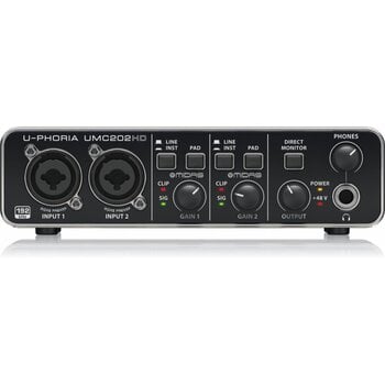 Behringer UMC202HD cena un informācija | Skaņas kartes | 220.lv