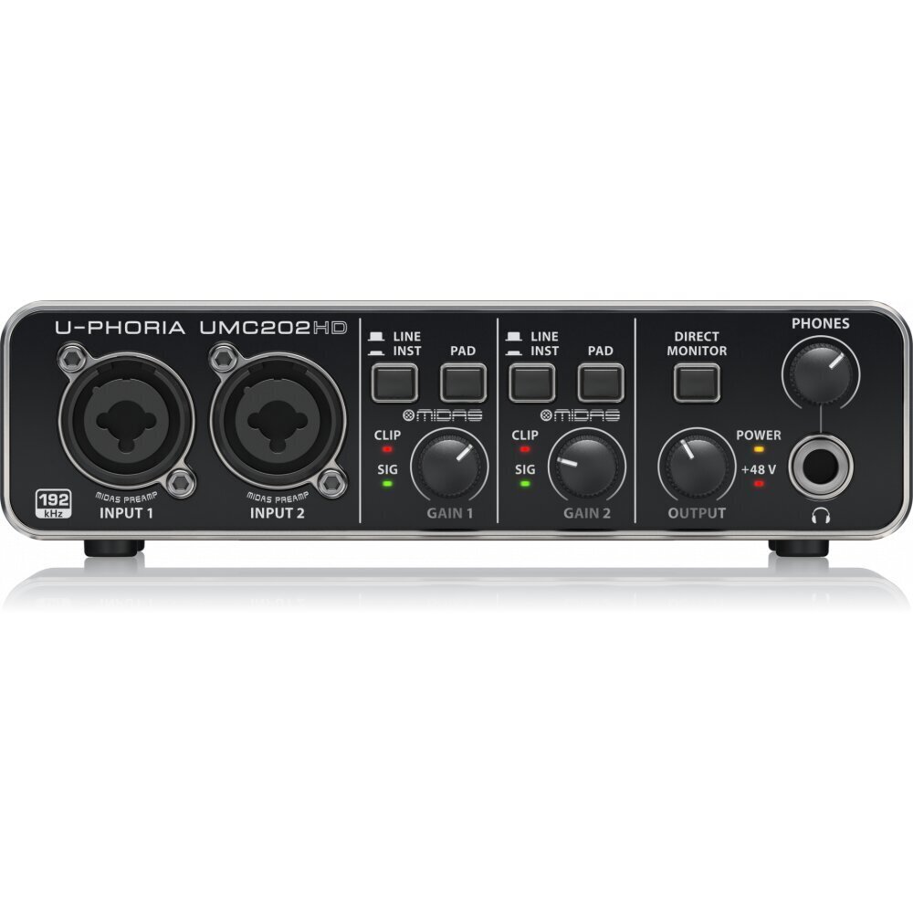 Behringer UMC202HD цена и информация | Skaņas kartes | 220.lv