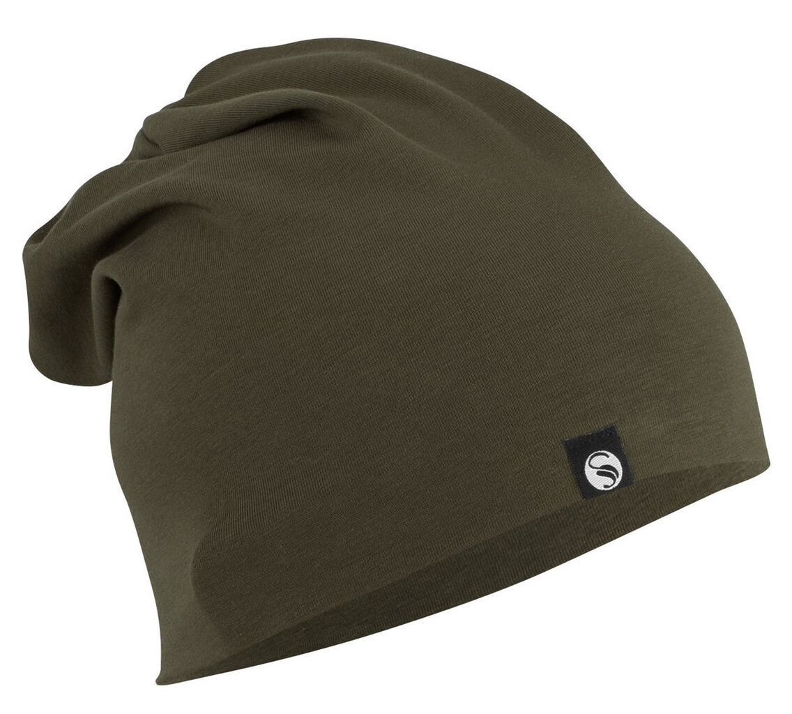 Kokvilnas Unisex cepure Stark Soul® unisex cotton Beanie, zaļa cena un informācija | Vīriešu cepures, šalles, cimdi | 220.lv