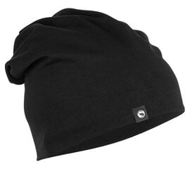 Kokvilnas Unisex cepure Stark Soul® unisex cotton Beanie, melna cena un informācija | Vīriešu cepures, šalles, cimdi | 220.lv