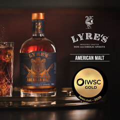 Bezalkoholisks viskijs American Malt Lyre's, 700ml cena un informācija | Bezalkoholiskie dzērieni | 220.lv