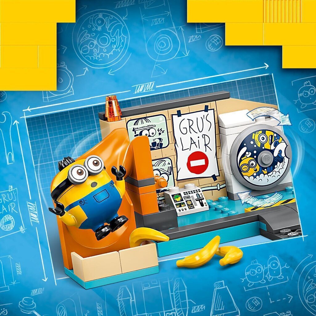 75546 LEGO® Minions Minjoni Grū laboratorijā cena un informācija | Konstruktori | 220.lv