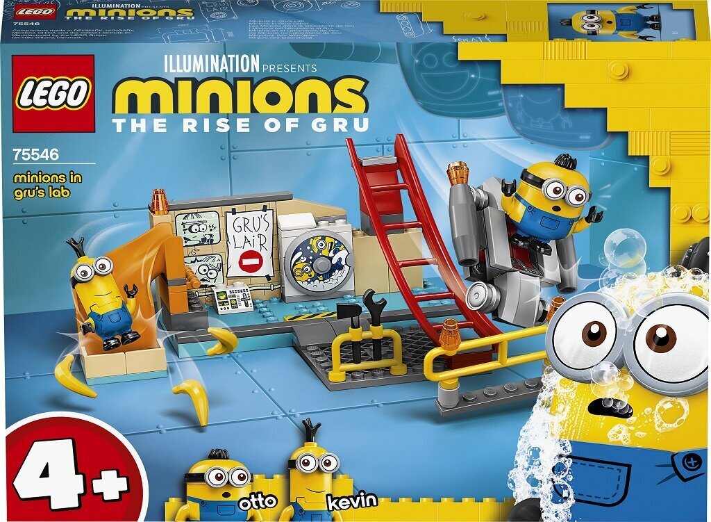 75546 LEGO® Minions Minjoni Grū laboratorijā cena un informācija | Konstruktori | 220.lv