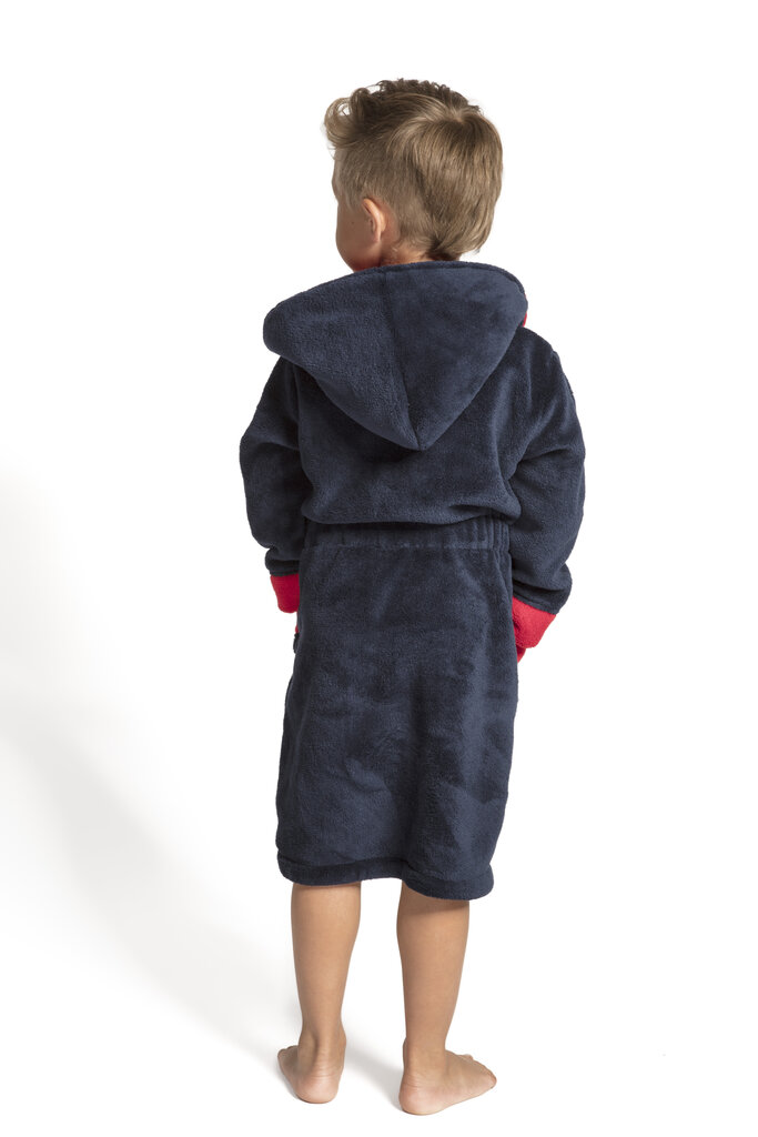 Bērnu halāts ENVIE Delfino tumši zilā, sarkanā krāsā цена и информация | Zēnu pidžamas, halāti | 220.lv