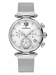 Pulkstenis sievietēm Claude Bernard Dress Code Lady Chronograph 10216 3 APN1 цена и информация | Женские часы | 220.lv