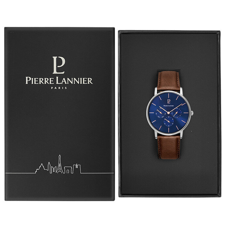Vīriešu pulkstenis Pierre Lannier Cityline 208G164 cena un informācija | Vīriešu pulksteņi | 220.lv