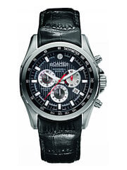 Мужские часы Roamer Rockshell Mark III Chrono, 220837 41 55 02 цена и информация | Мужские часы | 220.lv