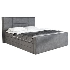 Кровать Ikar 160х200 см, темно-серая цена и информация | Кровати | 220.lv