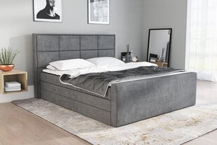 Кровать Ikar 180х200 см, темно-серая цена и информация | Кровати | 220.lv