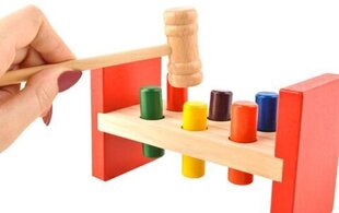 Деревянная игрушка с молотком цена и информация | Игрушки для малышей | 220.lv