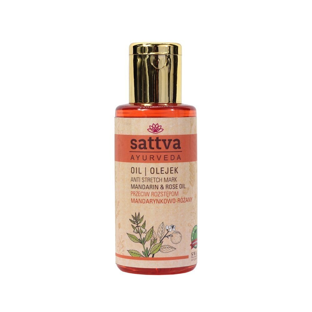 Ķermeņa eļļa pret strijām Antistrech Mark Mandarin Rose, Sattva Ayurveda, 100 ml цена и информация | Ķermeņa krēmi, losjoni | 220.lv