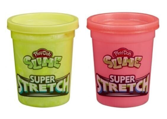 Slaimu komplekts Hasbro Play-Doh Slime Super Stretch, 2 gab. cena un informācija | Modelēšanas un zīmēšanas piederumi | 220.lv