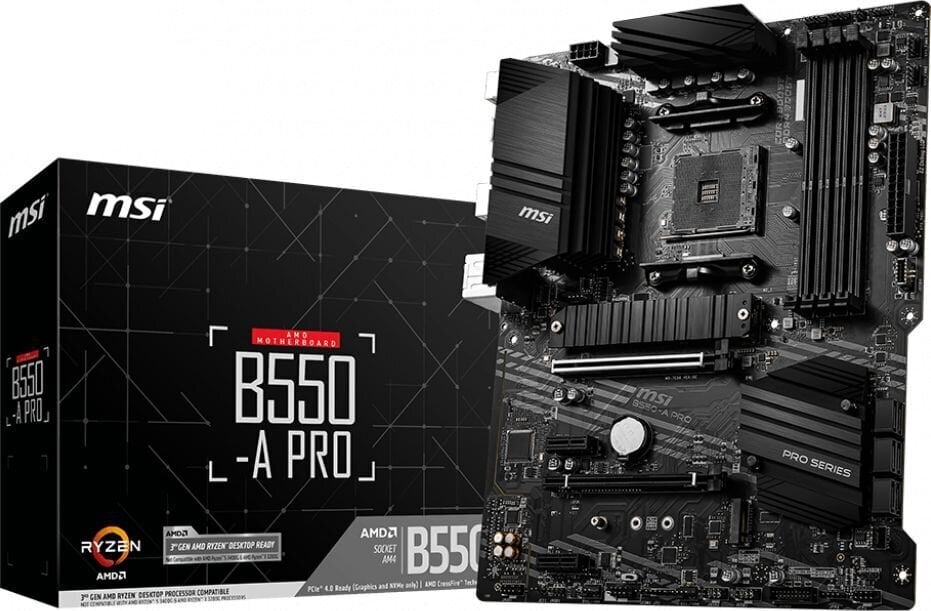 MSI B550-A Pro цена и информация | Mātesplates | 220.lv