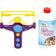 Ziepju burbuļu šautene + Ziepju burbuļu šķidrums Fru Blu cena un informācija | Ūdens, smilšu un pludmales rotaļlietas | 220.lv
