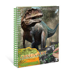 Творческая книга Dinos Art Scratch & Sketch, 15201 цена и информация | Развивающие игрушки | 220.lv