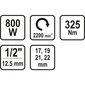 Elektriskais triecienskrūvgriezis 800W/325NM 57091 цена и информация | Skrūvgrieži, urbjmašīnas | 220.lv