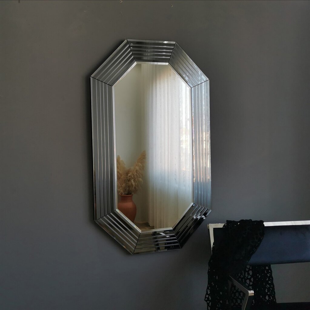 Spogulis Kalune Design 2180, sudrabainas krāsas cena un informācija | Spoguļi | 220.lv