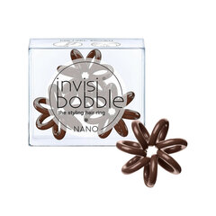 Резинки для волос Invisibobble Nano Pretzel Brown 3 шт. цена и информация | Аксессуары для волос | 220.lv