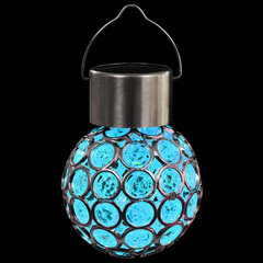 vidaXL iekarināmas solārās lampas, 8 gab., LED, RGB cena un informācija | Āra apgaismojums | 220.lv
