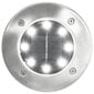 vidaXL solārās zemes lampas, 8 gab., LED, baltas cena un informācija | Āra apgaismojums | 220.lv