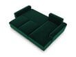 Stūra dīvāns Micadoni Home Moghan 4S-V, tumši zaļš цена и информация | Stūra dīvāni | 220.lv