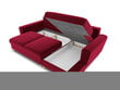 Stūra dīvāns Micadoni Home Moghan 4S-V, sarkans cena un informācija | Stūra dīvāni | 220.lv