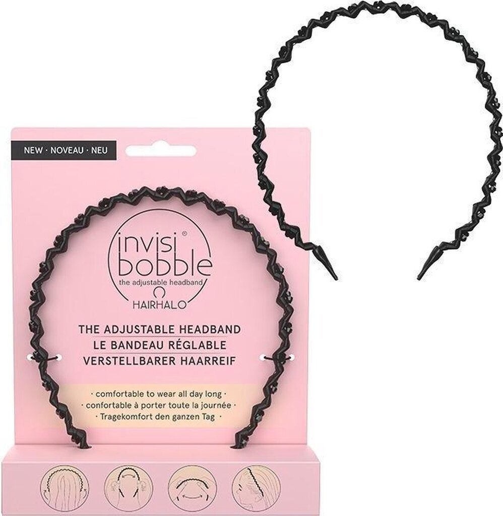 Matu stīpiņa Invisibobble Hairhalo True Dark Sparkle 1 gab cena un informācija | Matu aksesuāri | 220.lv