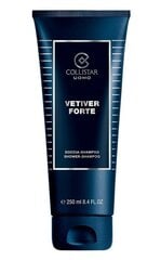 Dušas želeja-šampūns vīriešiem Collistar Vetiver Forte 250 ml cena un informācija | Dušas želejas, eļļas | 220.lv