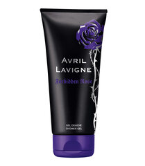 Гель для душа Avril Lavigne Forbidden Rose 200 мл цена и информация | Парфюмированная женская косметика | 220.lv