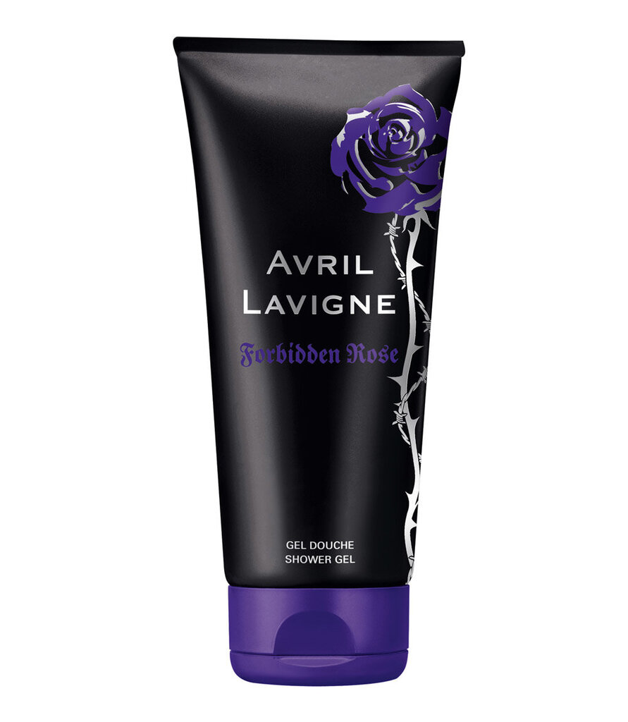 Dušas želeja Avril Lavigne Forbidden Rose 200 ml cena un informācija | Parfimēta sieviešu kosmētika | 220.lv