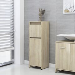 Шкафчик для ванной комнаты, 30x30x95 см, коричневый цена и информация | Шкафчики для ванной | 220.lv