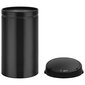 Automātiska atkritumu tvertne ar sensoru - vidaXL, melna, oglekļa tērauds, 50 L cena un informācija | Miskastes | 220.lv