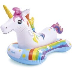Intex 57552 Unicorn Ride-On 163*86cm (līdz 40kg) cena un informācija | Piepūšamās rotaļlietas un pludmales preces | 220.lv