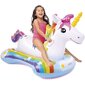 Intex 57552 Unicorn Ride-On 163*86cm (līdz 40kg) cena un informācija | Piepūšamās rotaļlietas un pludmales preces | 220.lv