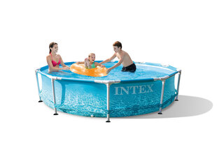 Каркасный бассейн Intex Metal Frame Beachside 305x76 см, без фильтра цена и информация | Бассейны | 220.lv