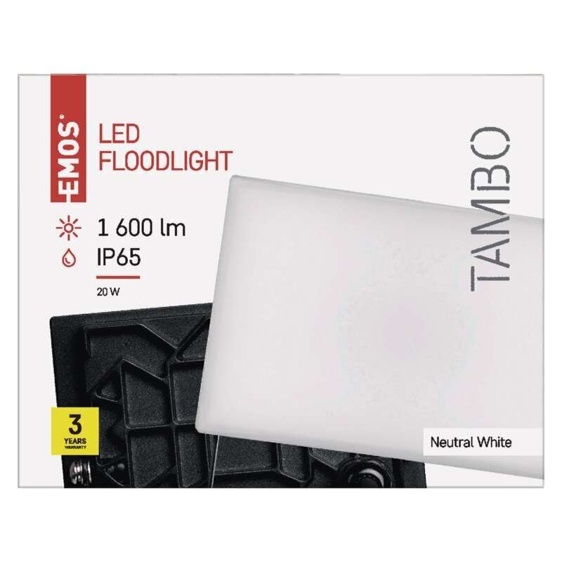 LED prožektors TAMBO 20W(170W) 1600 lm NW cena un informācija | Lukturi | 220.lv