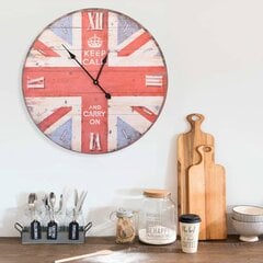 Vintāžas sienas pulkstenis - vidaXL, UK, 60 cm цена и информация | Часы | 220.lv