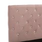 vidaXL gultas rāmis, rozā samts, 120x200 cm cena un informācija | Gultas | 220.lv