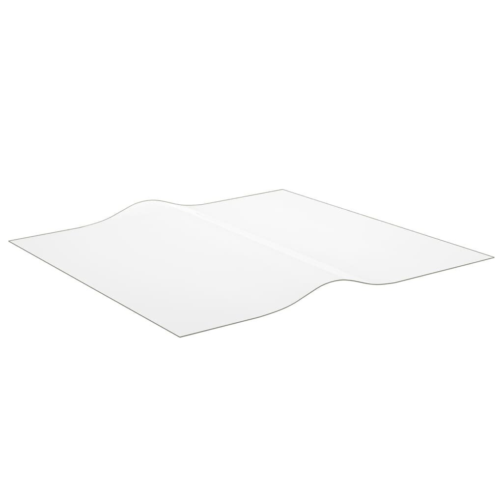 vidaXL galda aizsargsegums, matēts, 80x80 cm, 2 mm, PVC цена и информация | Galdauti, salvetes | 220.lv