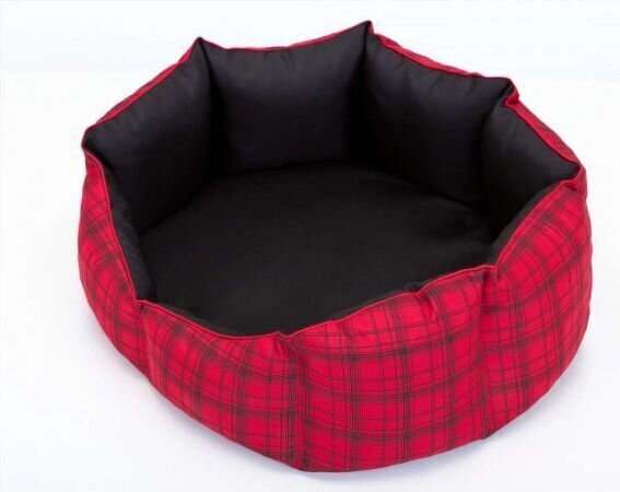 Hobbydog guļvieta New York, L, Red Square, 65x55 cm cena un informācija | Suņu gultas, spilveni, būdas | 220.lv
