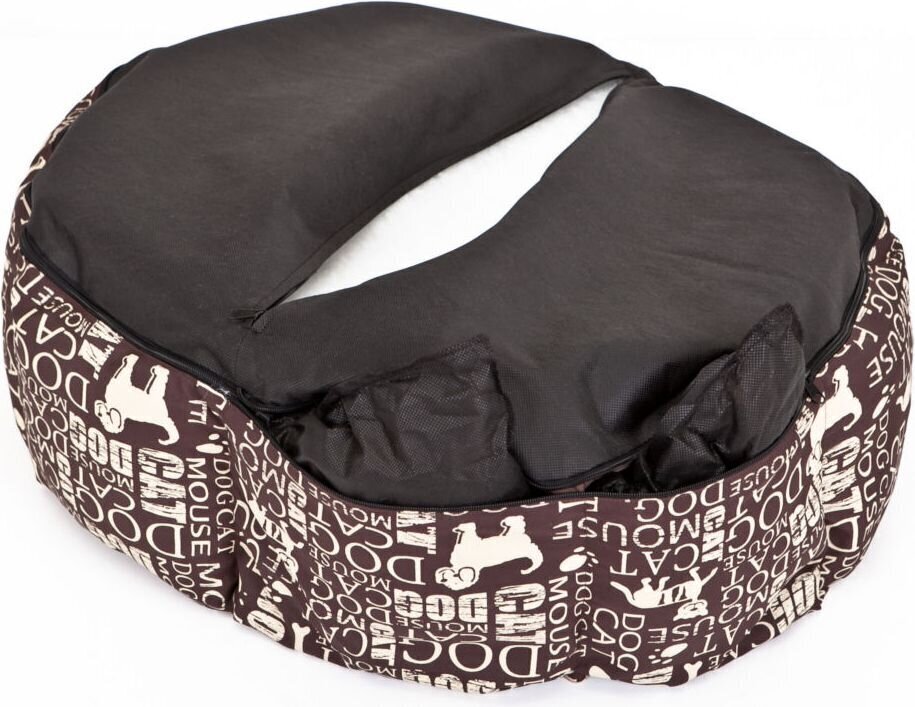 Hobbydog guļvieta New York, M, Red/Black Circles, 50x40 cm цена и информация | Suņu gultas, spilveni, būdas | 220.lv