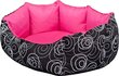 Hobbydog guļvieta New York, M, Pink/Black Circles, 50x40 cm cena un informācija | Suņu gultas, spilveni, būdas | 220.lv