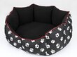 Hobbydog guļvieta New York, M, Black Paws, 50x40 cm цена и информация | Suņu gultas, spilveni, būdas | 220.lv